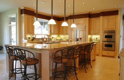 lighting wired by electrician